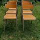Lot de 6 chaises d école