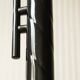 Parrot coat rack black metal & white marble 80's