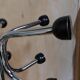 Coat rack vintage parrot in chromed metal and bakelite - 60s
