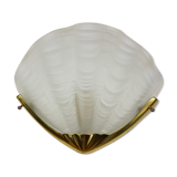 Applies shell shape, glass and brass.