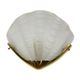 Applies shell shape, glass and brass.