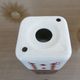 Vintage ceramic ashtray, playing cards, 50s 60s.