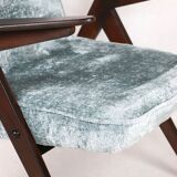 Light blue bunny armchair by józef chierowski, 1970s