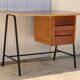Vintage wood and formica desk 1950