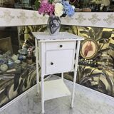 Metal bedside table
