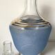 Carafe bleue art déco