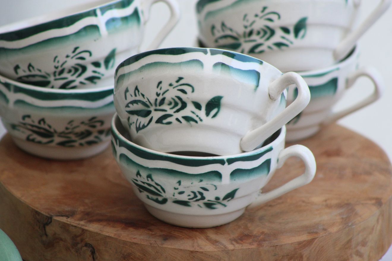 Set of 6 coffee cups