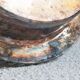Patinated silver bowl signed Kisho, mid-20th century.