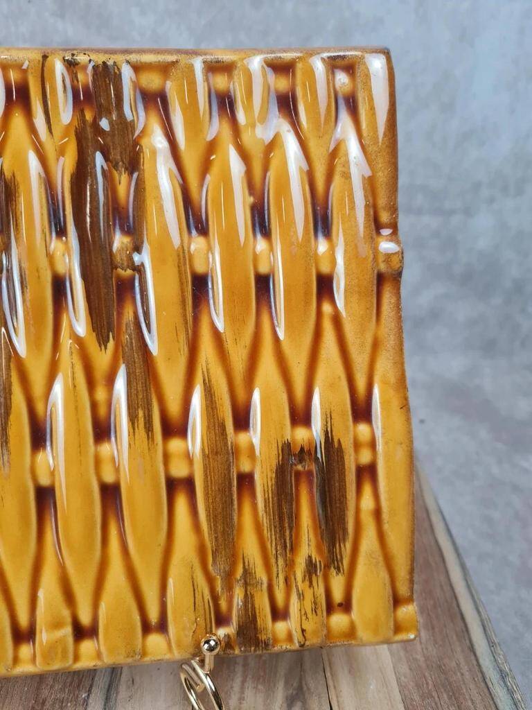 Trivet or small vintage tray signed Vallauris