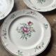Set of 10 flat plates Villeroy & Boch – bucolic design – 24.5 cm