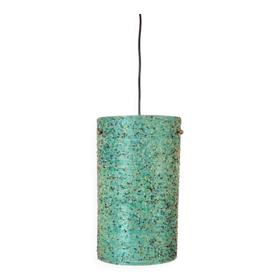 Suspension en tube de sucre en polyester vert par John et Sylvia Reid pour Rotaflex, années 1960.