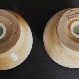 Salt and pepper shakers, Marais stoneware, 1960s