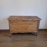 Wooden storage bench