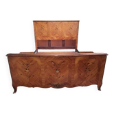 Lit en 140 cm en bois de rose