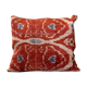 Coussin en soie de velours khotan
