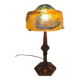 Art Nouveau style lamp 1950 Paris Star Trade Mark and glass paste