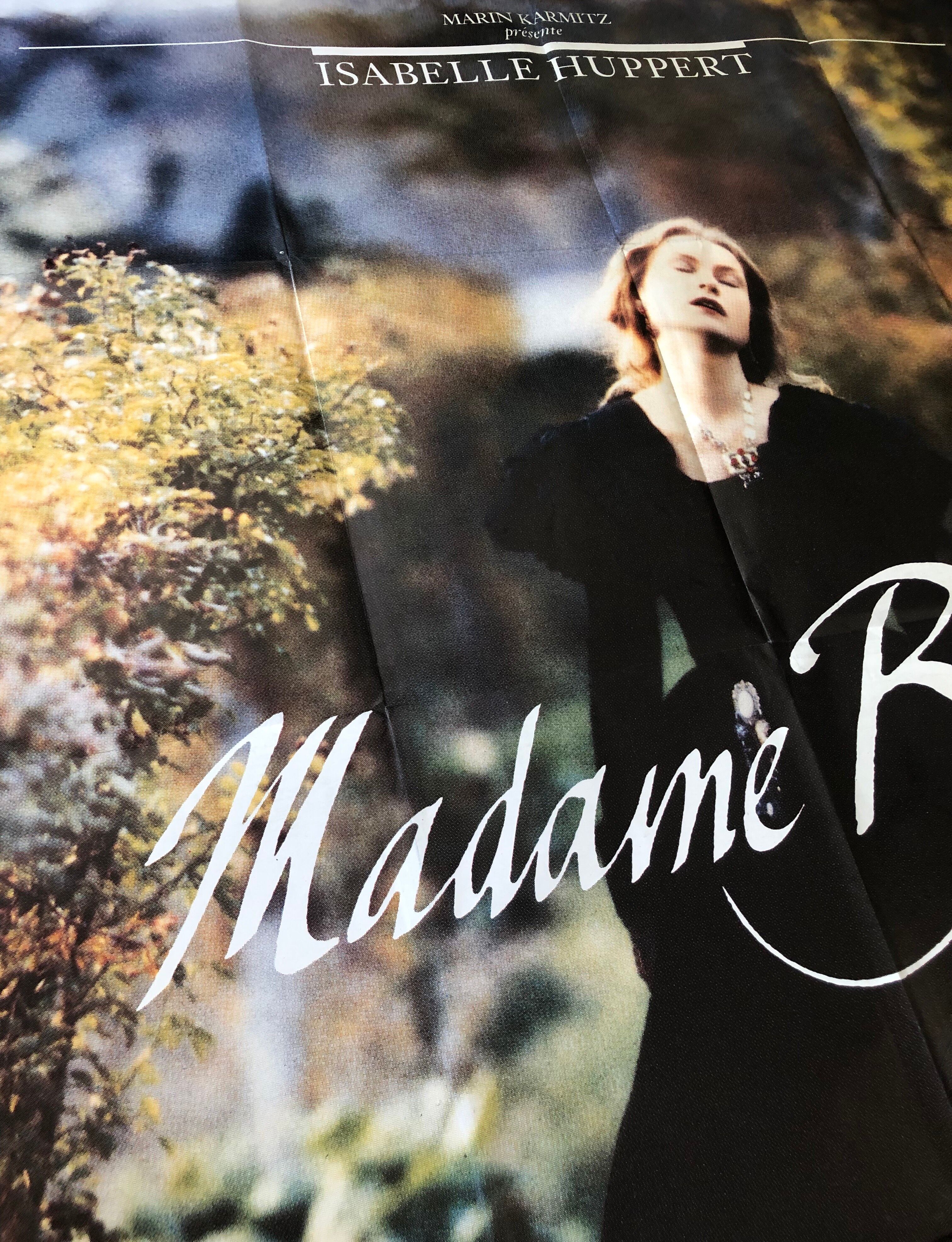 Film poster "Madame de Bauvary" Isabelle Huppert Chabrol