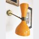 Wall lamp in the style of the Italian creations of the 50s