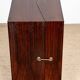 Danish bar cabinet on wheels in rosewood and brass by Jorgen Clausen