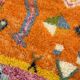 New M'rirt Berber rug in pink and orange wool – 150 × 200 cm