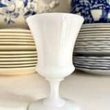 White opaline vase
