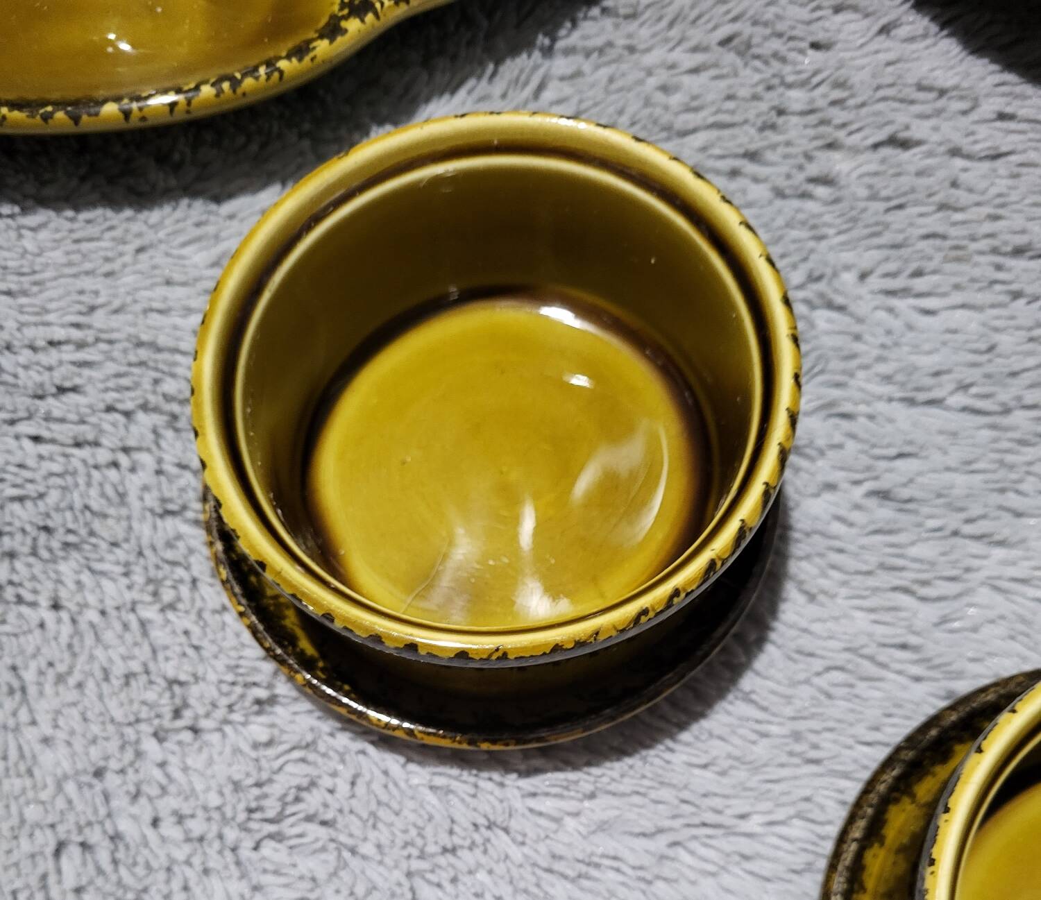 Authentic old vintage oyster set signed Gien France