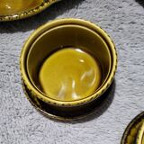 Authentic old vintage oyster set signed Gien France