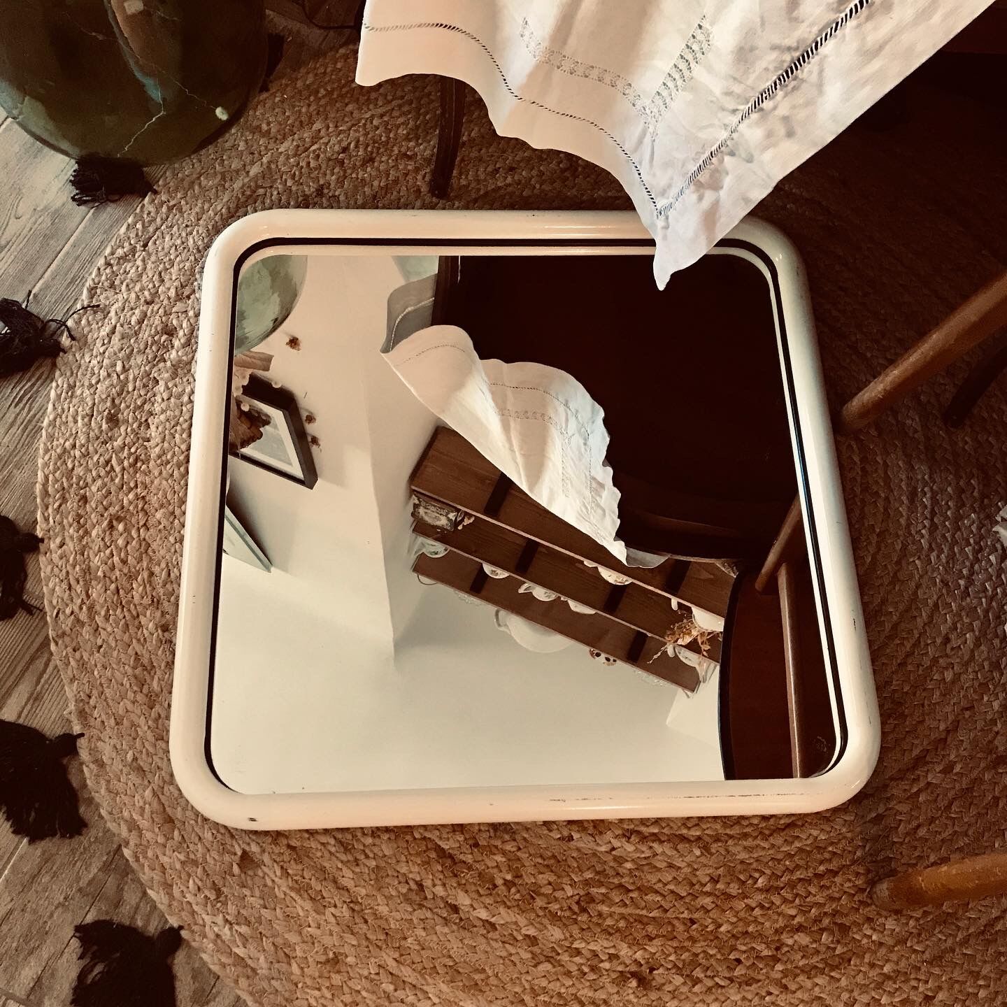 Barber mirror 60x60cm