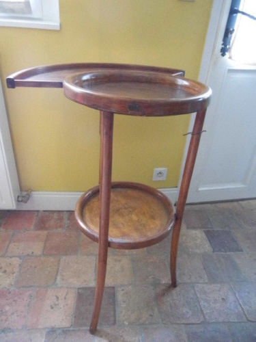 Barbière table de toilette bois courbé