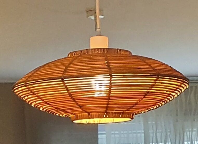 Rattan pendant lamp
