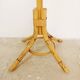 Rattan parrot coat rack