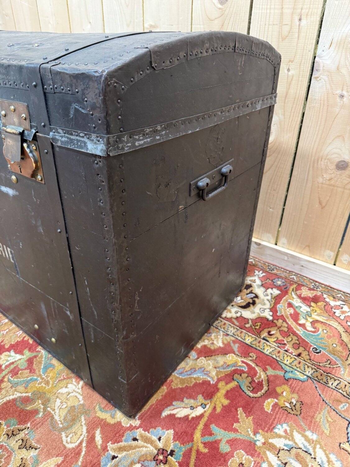 Military travel trunk – 19th century – Captain Acard Artillery – C