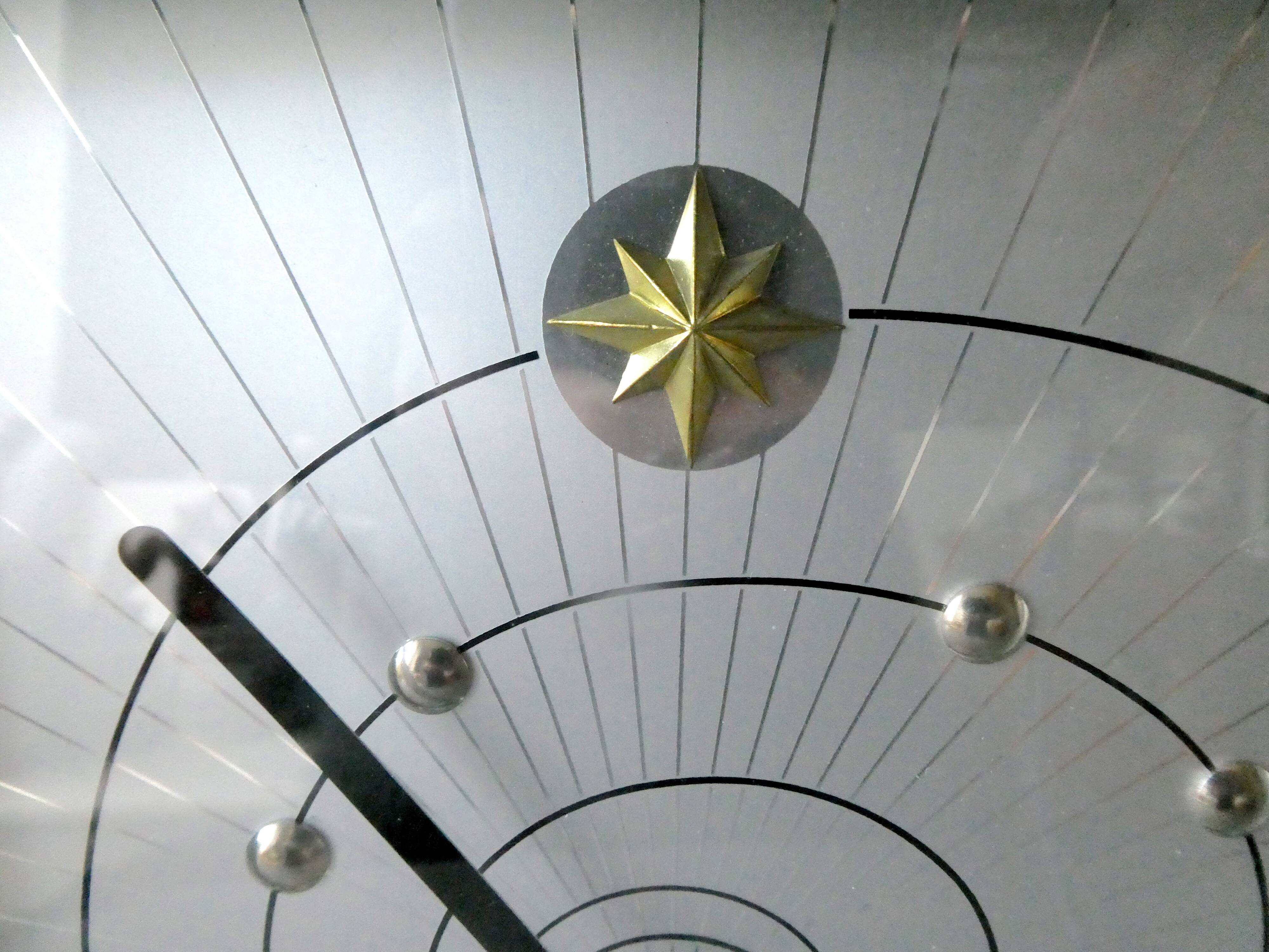 Pendulum wall clock Trophy ORTF, creation Hourriez ATO