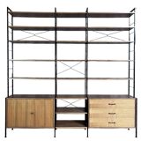 Wangregal selbststehende Regalwand
