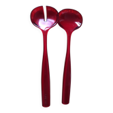 Bicoloured salad cutlery by Guzzini. Italy