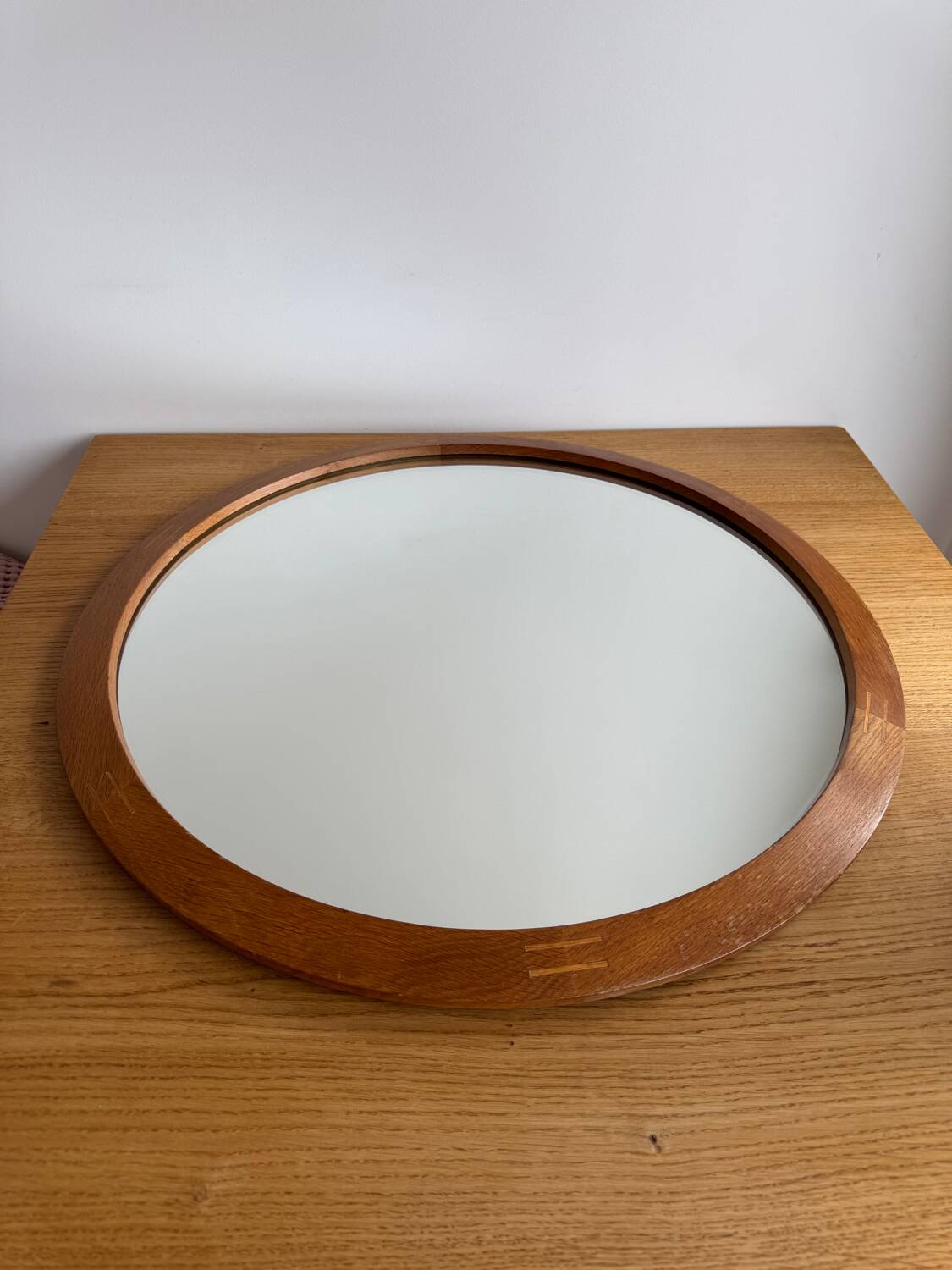 Miroir mural rond Aksel Kjersgaard n°280, 1960s