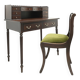 A desk with an English-style chair. After professional renovation.