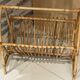 Porte revue rotin vintage 1960 70