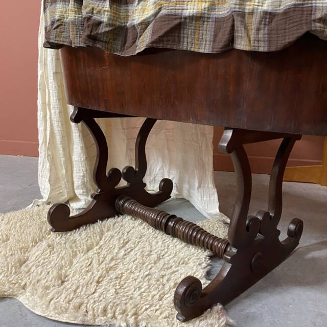 Berceau à bascule en bois 19ème