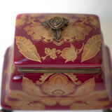 Boite porcelaine vintage coffret porcelaine et bronze, boite à bijoux, bibelots, shabby chic
