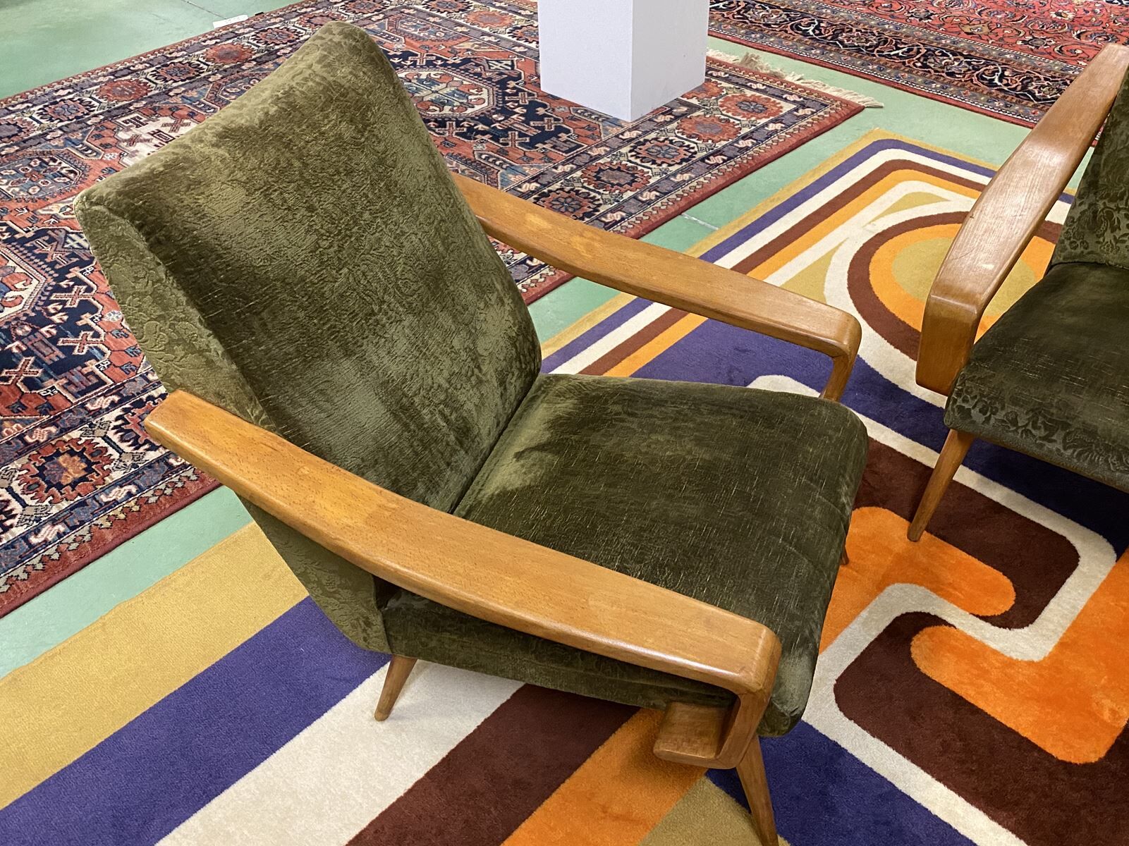 Pair of 70-foot compass chairs