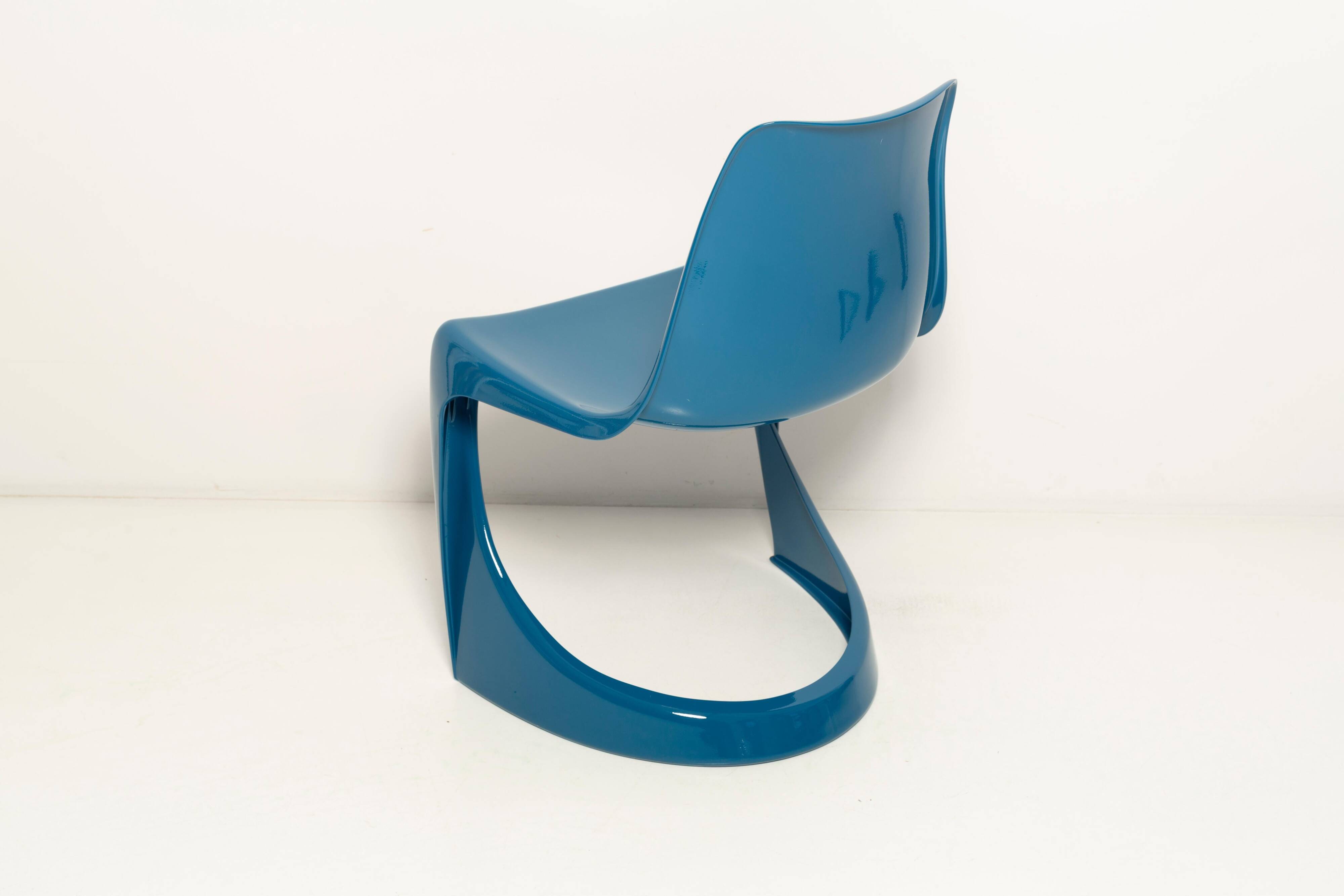 Mid-century blue sea Cado chair, Steen Østergaard, Europe, 1960s