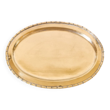 Vintage gold metal tray