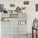 Clamshell cabinet