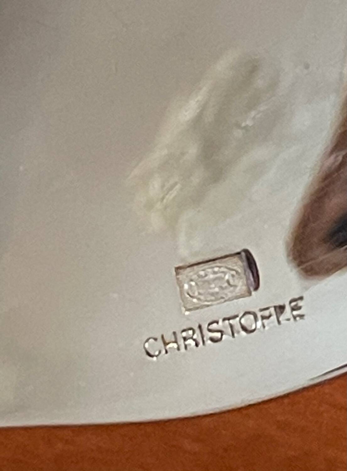 Christofle Aria salad servers, serving cutlery