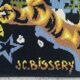 Vintage wall tapestry JC Bissery