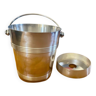 Christofle silver-plated ice bucket model Biarritz