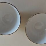 Pair of chauvigny porcelain bowls 60s