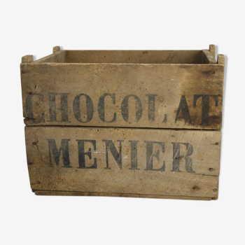 Caisse en bois chocolat Meunier