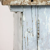 Antique industrial workbench